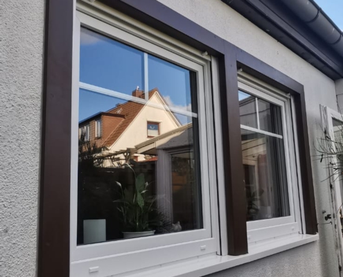 Fenster Elemente mit Individuell gefertigter Außen Verkleidung